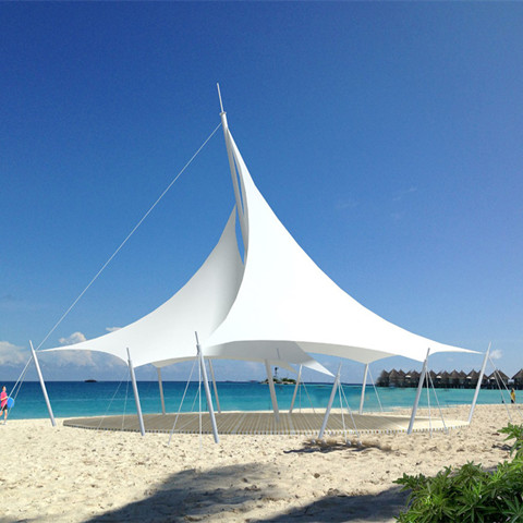 JG026 Seaside Landscape membrane structure canopy